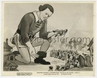 2a383 GULLIVER'S TRAVELS 8x10 still 1939 he's a giant lifting one of the tiny townspeople!