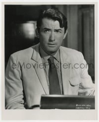2a386 GUNS OF NAVARONE 8.25x10 still 1961 great portrait of Gregory Peck as Captain Mallory!