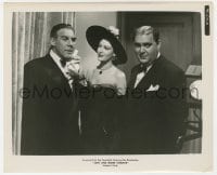 2a387 GUY WHO CAME BACK 8.25x10 still 1951 Linda Darnell between Paul Douglas & Zero Mostel!