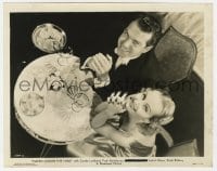 2a392 HANDS ACROSS THE TABLE 8x10.25 still 1935 overhead shot of Fred MacMurray & Carole Lombard!