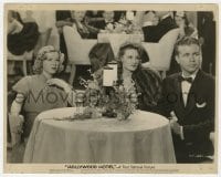 2a422 HOLLYWOOD HOTEL 8x10 still 1937 Glenda Farrell, Lola Lane & Dick Powell sitting at table!