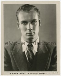 2a428 HOMICIDE SQUAD 8.25x10.25 still 1931 head & shoulders portrait of Russell Gleason!