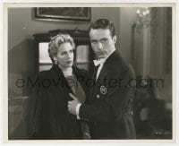 2a433 HOTEL BERLIN 8.25x10 still 1945 close up of Andrea King & Helmut Dantine by Clifton Kling!