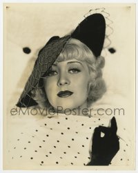 2a185 DAMES 8x10 still 1934 close portrait of Joan Blondell in cool outfit by Scotty Welbourne!