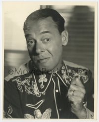 2a495 JOE E. LEWIS deluxe 8x10 still 1950s great head & shoulders portrait of the comedian!