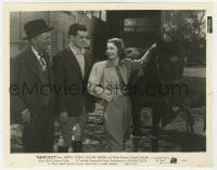 2a510 KENTUCKY 8x10 still 1938 Loretta Young smiling at Walter Brennan & Richard Greene by horse!