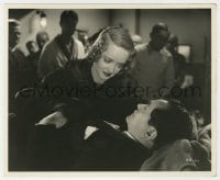 2a511 KID GALAHAD 8x10 still 1937 Bette Davis comforts Edward G. Robinson laying on table!