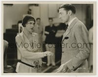 2a535 LAUGHING LADY 8x10 key book still 1929 c/u of Ruth Chatterton looking angry at Clive Brook!