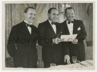 2a537 LAUREL & HARDY/HAL ROACH 6x8 news photo 1932 being awarded Oscar for classic The Music Box!