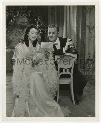 2a542 LAW & THE LADY deluxe 8x10 still 1951 Michael Wilding with gun & Greer Garson reading letter!