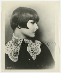 2a562 LOUISE BROOKS 8.25x10 still 1926 profile with trademark bobbed hair by Edward Thayer Monroe!