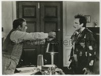 2a750 RETURN OF THE PINK PANTHER 7.25x9.5 still 1975 Herbert Lom pointing gun at Peter Sellers!