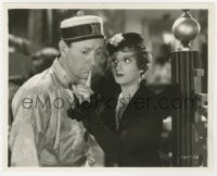 2a804 SHOOT THE WORKS deluxe 8x10 still 1934 close up of Arline Judge shushing Roscoe Karns!