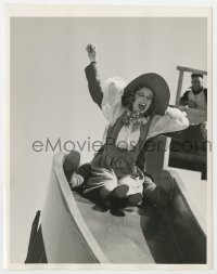 2a805 SHOPWORN ANGEL candid deluxe 8x10.25 still 1938 Margaret Sullavan having fun at Coney Island!