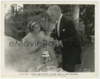 2a811 SISTERS UNDER THE SKIN 8x10.25 still 1934 pretty Elissa Landi shows papers to Frank Morgan!