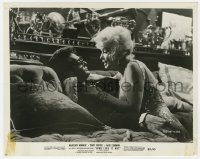 2a817 SOME LIKE IT HOT 8x10.25 still 1959 Marilyn Monroe tells Curtis she can teach him how to kiss!