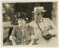 2a835 STAGE STRUCK 8x10 still 1925 Gloria Swanson looks away from surprised Ford Sterling!