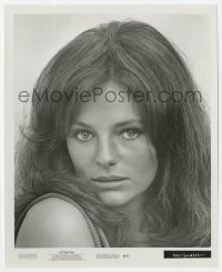 2a858 SWEET RIDE 8.25x10 still 1968 head & shoulders portrait of sexy Jacqueline Bisset!