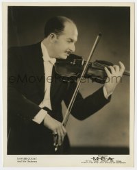 2a988 XAVIER CUGAT deluxe 8.25x10 music publicity still 1950s the orchestra leader playing violin!