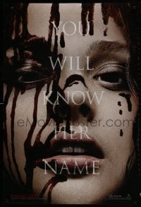 2b653 CARRIE teaser DS 1sh 2013 cool image of bloody Chloe Grace Moretz in the title role!