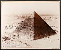 2b534 DAS NAMENLOSE IST DER URSPRUNG 19x23 German commercial poster 1970s Pyramid of Khafre, Giza!