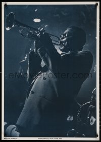 2b536 DIZZY GILLESPIE 24x34 English commercial poster the bandleader with his jazz trumpet!
