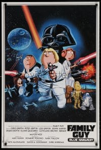 2b541 FAMILY GUY BLUE HARVEST 24x36 Canadian commercial poster 2007 Star Wars style C poster parody!