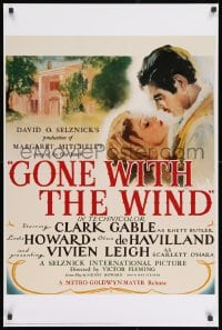 2b547 GONE WITH THE WIND 24x36 commercial poster 1994 Clark Gable, Vivien Leigh, Leslie Howard!