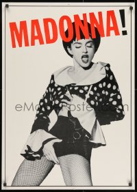 2b560 MADONNA 24x33 English commercial poster 1990s image of the sexy singer performing!