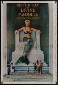 2b681 DIVINE MADNESS style B printer's test 1sh 1980 image of Bette Midler as part of Mt. Rushmore!