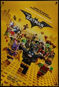 2b801 LEGO BATMAN MOVIE advance DS 1sh 2017 Arnett, always be yourself, unless you can be Batman!
