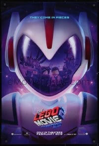 2b802 LEGO MOVIE 2: THE SECOND PART advance DS 1sh 2019 Chris Pratt, Tatum, they come in pieces!