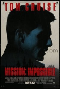 2b829 MISSION IMPOSSIBLE advance DS 1sh 1996 Tom Cruise, Jon Voight, Brian De Palma directed!