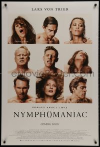 2b848 NYMPHOMANIAC VOLUME I advance DS 1sh 2013 Lars von Trier, Uma Thurman, sexy cast portraits!