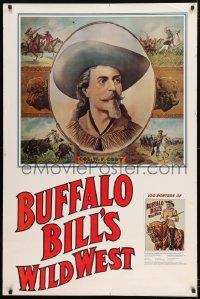 2b356 100 POSTERS OF BUFFALO BILL'S WILD WEST 30x45 special poster 1976 great cowboy artwork!