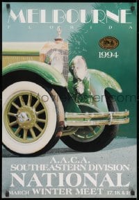 2b363 A.A.C.A. SOUTHEASTERN DIVISION NATIONAL WINTER MEET signed 20x29 poster 1994 by artist!