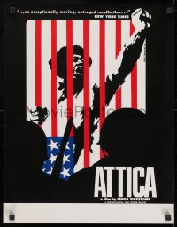 2b366 ATTICA 17x22 special poster 1974 Firestone, Attica State prison rebellion and aftermath!