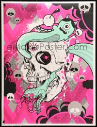 2b019 BUFF MONSTER/BRIAN EWING signed 18x24 art print 2010 by the artists, Eye of the Serpent!