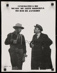 2b230 CINEMATECA DO MUSEU DE ARTE MODERNA DO RIO DE JANIERO 12x16 Brazilian 1981 Wayne & Lenin!