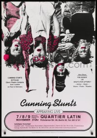 2b283 CUNNING STUNTS 23x33 German stage poster 1980s The Desert or What's For Afters, wacky!