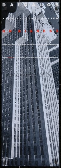2b380 DAIDALOS Review on Bigness style 13x37 German special poster 1990s upside building by Cyan!