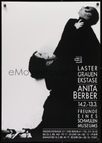 2b251 LASTER GRAUEN EKSTASE 23x33 German museum/art exhibition 1988 actress & writer Anita Berber!