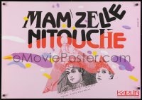 2b317 MAM'ZELLE NITOUCHE 27x38 Czech stage poster 1993 Herve, great art by Zdenek Ziegler!