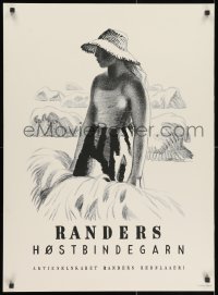 2b188 RANDERS REB 25x34 Danish advertising poster 1950s artwork by Aage Sikker-Hansen!