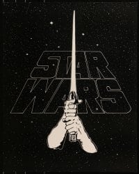 2b470 STAR WARS 22x28 special poster 1977 George Lucas classic, art of hands & lightsaber bootleg!