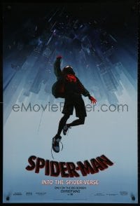 2b922 SPIDER-MAN INTO THE SPIDER-VERSE teaser DS 1sh 2018 Nicolas Cage in title role, Steinfeld!