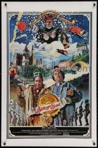 2b933 STRANGE BREW 1sh 1983 art of hosers Rick Moranis & Dave Thomas with beer by John Solie!