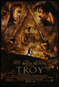 2b959 TROY advance DS 1sh 2004 Eric Bana, Orlando Bloom, Brad Pitt as Achilles!