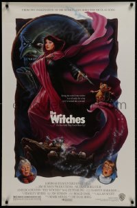 2b981 WITCHES 1sh 1990 Nicolas Roeg, Jim Henson, Anjelica Huston, Winters fantasy art!