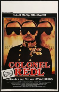 2c259 COLONEL REDL Belgian 1985 Istvan Szabo directed, Klaus Maria Brandauer!